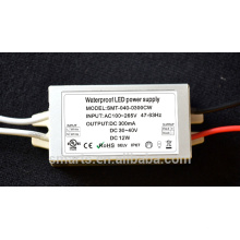 Alimentation d&#39;énergie de 300ma 12w dc